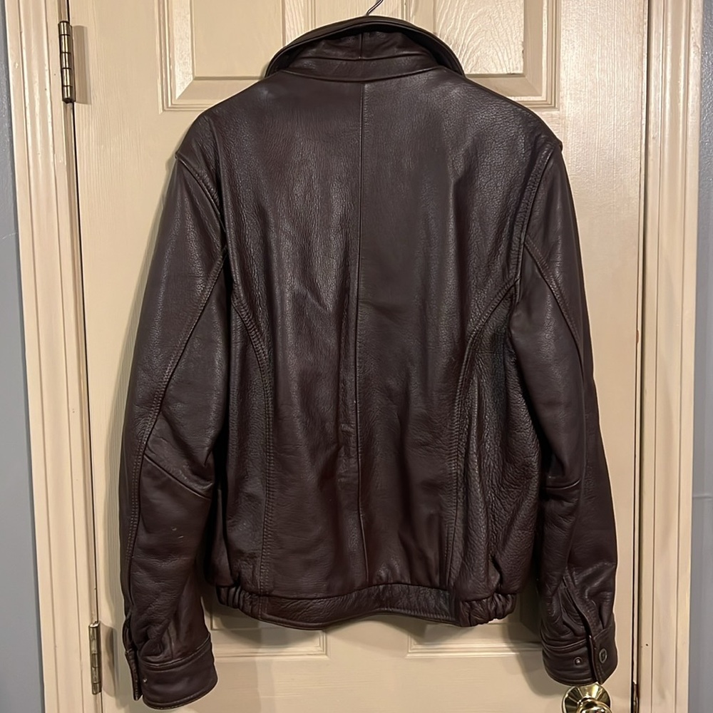 Wilson’s Leather bomber jacket size m - Picture 2 of 7